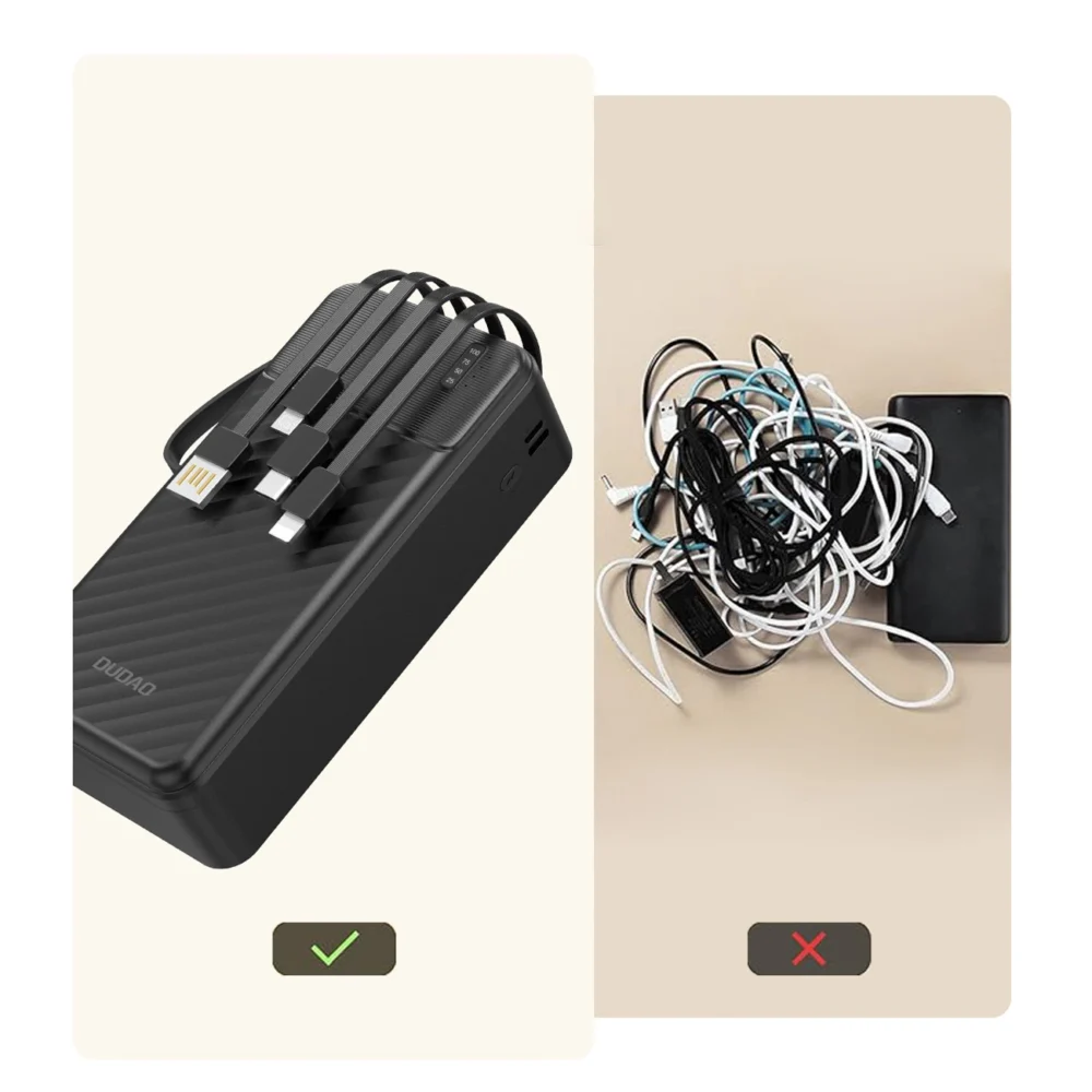 Powerbank 30000mAh Dudao K11MAX Czarnypol