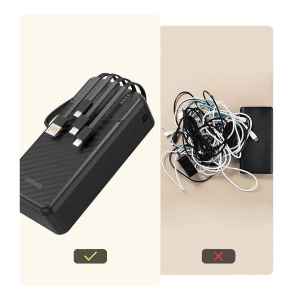 Powerbank 30000mAh Dudao K11MAX Czarnypol