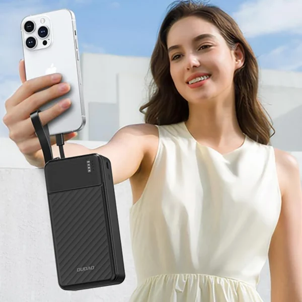Powerbank 30000mAh Dudao K11MAX Czarnypol
