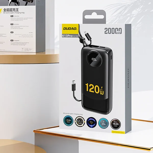 Powerbank 10000mAh Dudao K13 Czarnypol