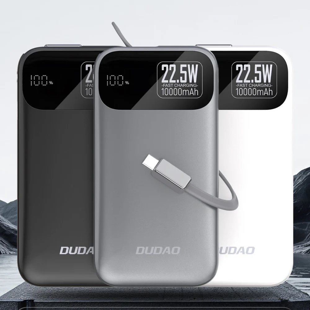 Powerbank Dudao K31 10000 mAh 22.5W PD Szarypol
