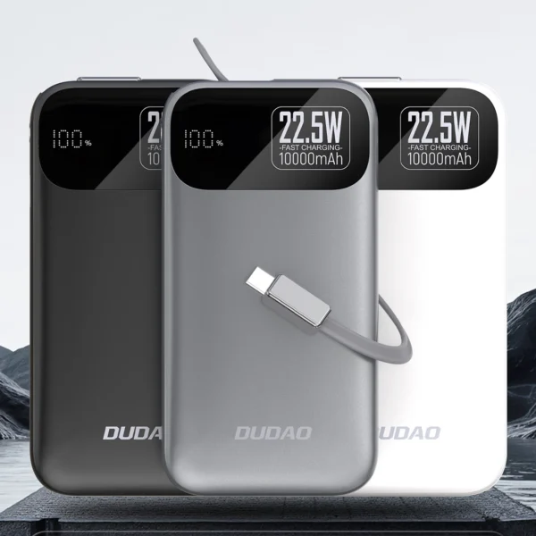Powerbank Dudao K31 10000 mAh 22.5W PD Szarypol