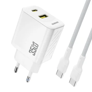 Dudao A27MAXC Ładowarka Sieciowa 35W Biała + kabel USB-Cpol