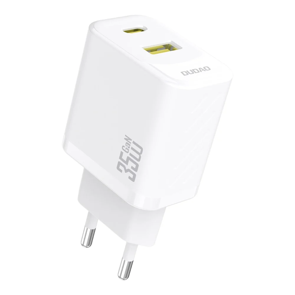 Dudao A27MAXC Ładowarka Sieciowa 35W Biała + kabel USB-Cpol