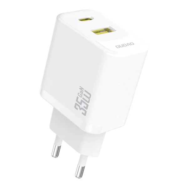 Dudao A27MAXC Ładowarka Sieciowa 35W Biała + kabel USB-Cpol