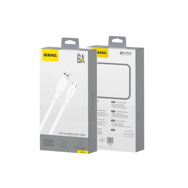 Dudao L2sT USB-A to USB-C cable 6A 1.2mpol