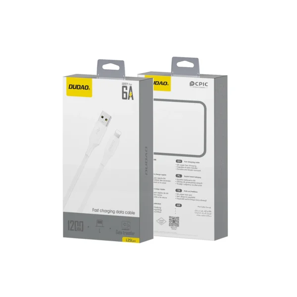 Dudao L2sL USB-A to Lightning cable 6A 1.2mpol