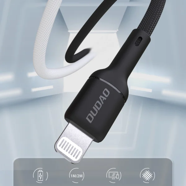 Dudao L9X_Black USB-C-Lightning cable 2mpol
