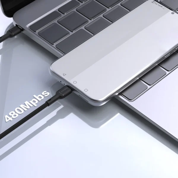 Dudao L9X_Black USB-C-Lightning cable 2mpol