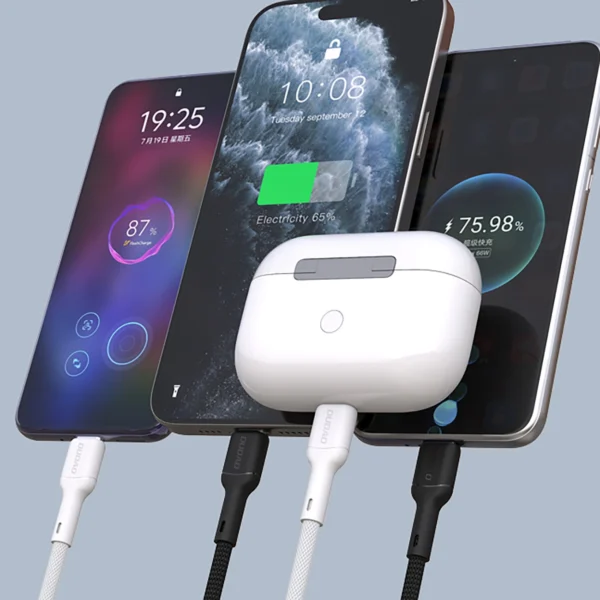 Dudao L9X_Black USB-C-Lightning cable 2mpol