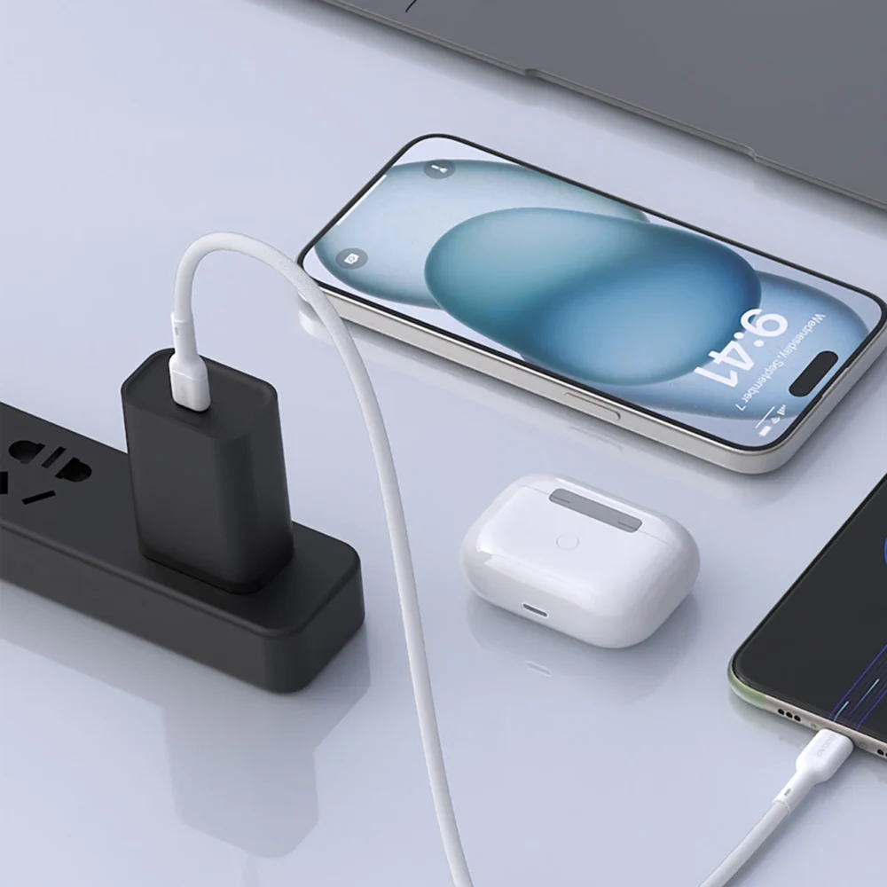 Dudao L9X_white USB-C-Lightning cable 2mpol