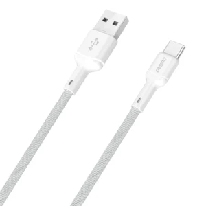 Dudao L9T_White USB-A to USB-C cable 1mpol