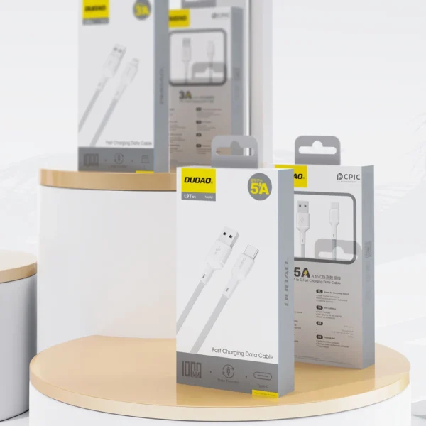 Dudao L9T_White USB-A to USB-C cable 1mpol