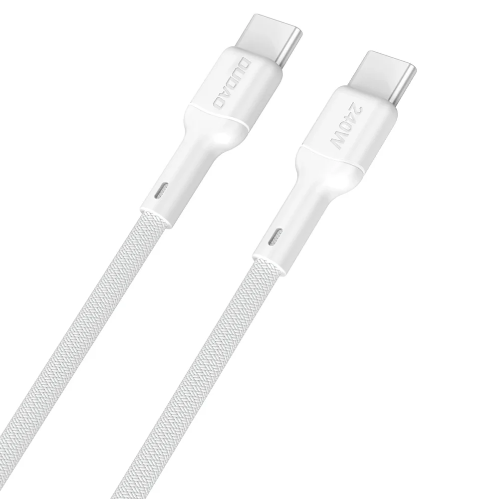 Dudao L9CMAX_White 240W PD USB-C TO USB-C 1.2mpol