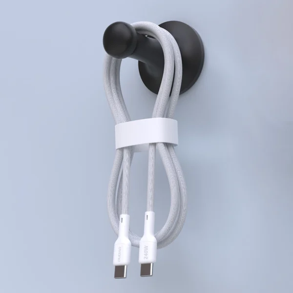 Dudao L9CMAX_White 240W PD USB-C TO USB-C 1.2mpol