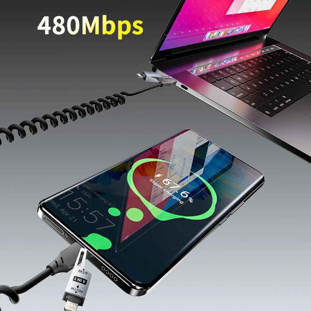 Dudao L20PRO 4in1 cablepol