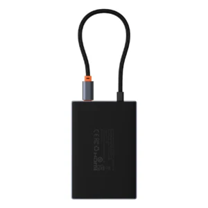Baseus PioneerJoy 8-in-1 USB-C hub HDMI 4K@60Hz + HDMI 4K@30Hz + DisplayPort 8K@30Hz + VGA + 2 x USB-A 3.0 + 2 x USB-C - grayeng