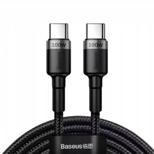 Baseus Cafule 100W PD2.0 USB-C - USB-C Cable 2m - Gray-Blackeng