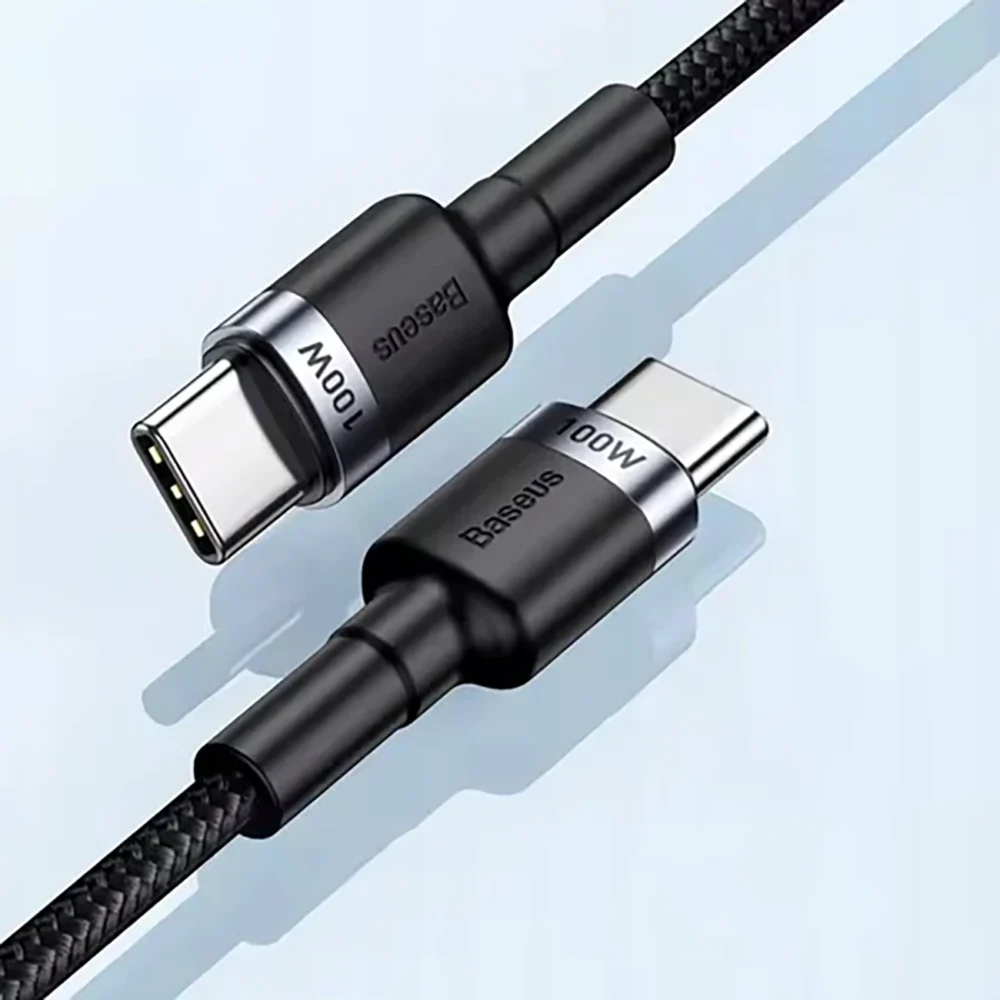 Baseus Cafule 100W PD2.0 USB-C - USB-C Cable 2m - Gray-Blackeng