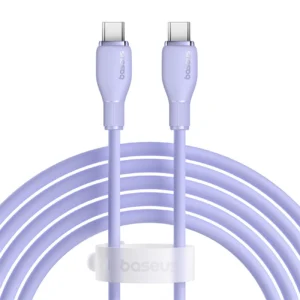 Baseus Pudding 100W USB-C - USB-C Cable 2m - Purpleeng