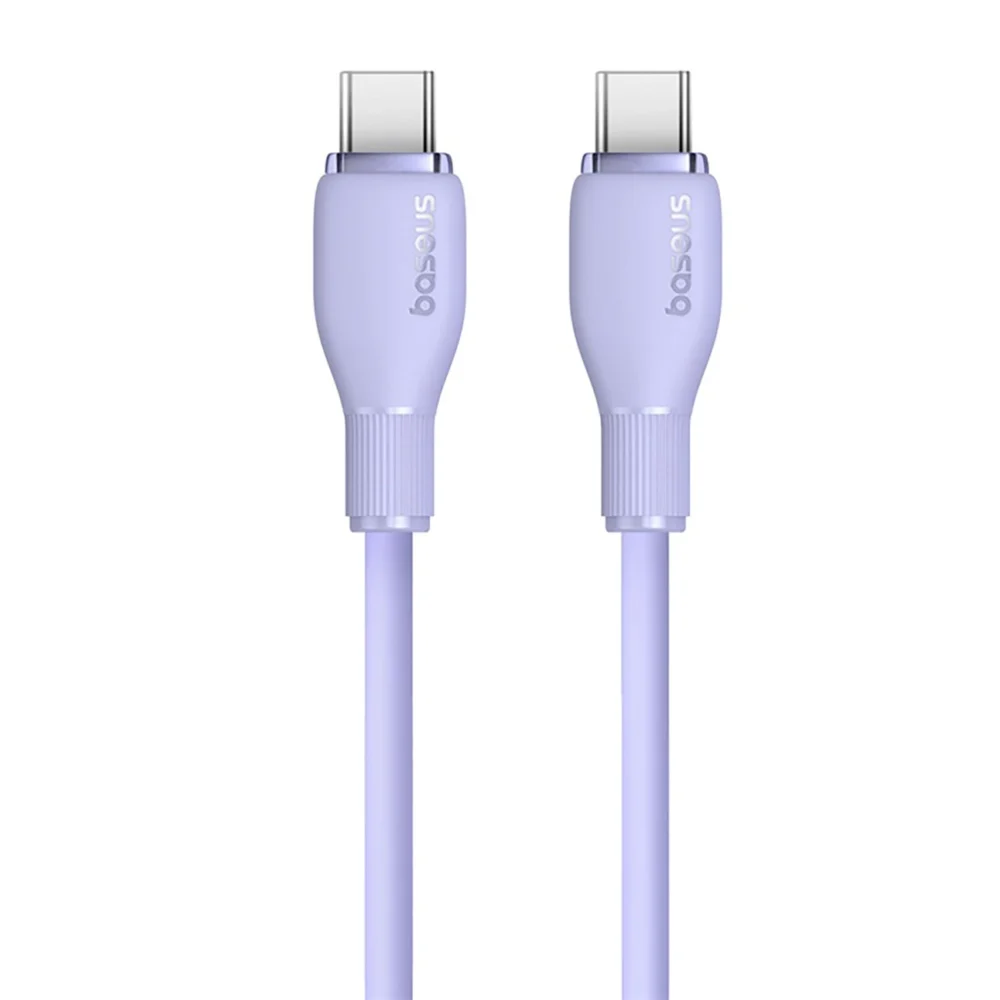 Baseus Pudding 100W USB-C - USB-C Cable 2m - Purpleeng