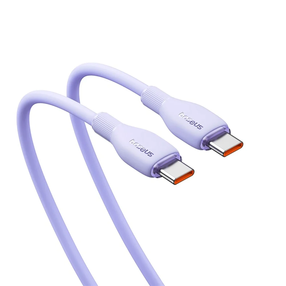 Baseus Pudding 100W USB-C - USB-C Cable 2m - Purpleeng