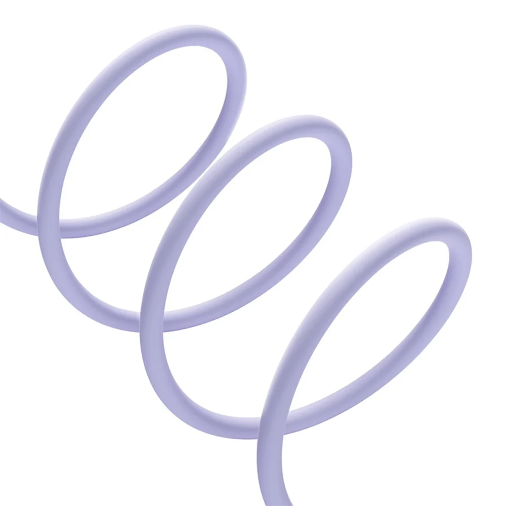 Baseus Pudding 100W USB-C - USB-C Cable 2m - Purpleeng