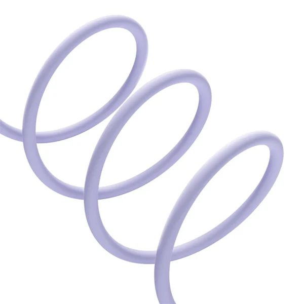 Baseus Pudding 100W USB-C - USB-C Cable 2m - Purpleeng
