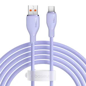 Baseus Pudding 100W USB-A - USB-C Cable 2m - Purpleeng