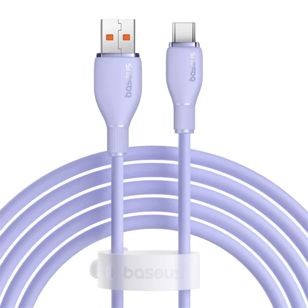 Baseus Pudding 100W USB-A - USB-C Cable 2m - Purpleeng