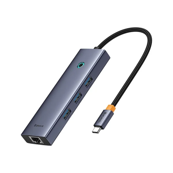 Baseus UltraJoy 4in1 USB-C Hub 3 x USB-A 3.0 + RJ45 - Grayeng
