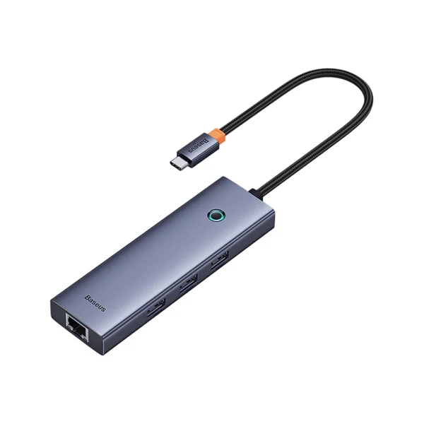 Baseus UltraJoy 4in1 USB-C Hub 3 x USB-A 3.0 + RJ45 - Grayeng