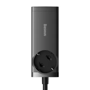 Baseus GaN3 Pro 100W EU Charging Station + 2 x USB-A + 2 x USB-C with 1m Cable Baseus Xiaobai USB-C 100W - Blackeng