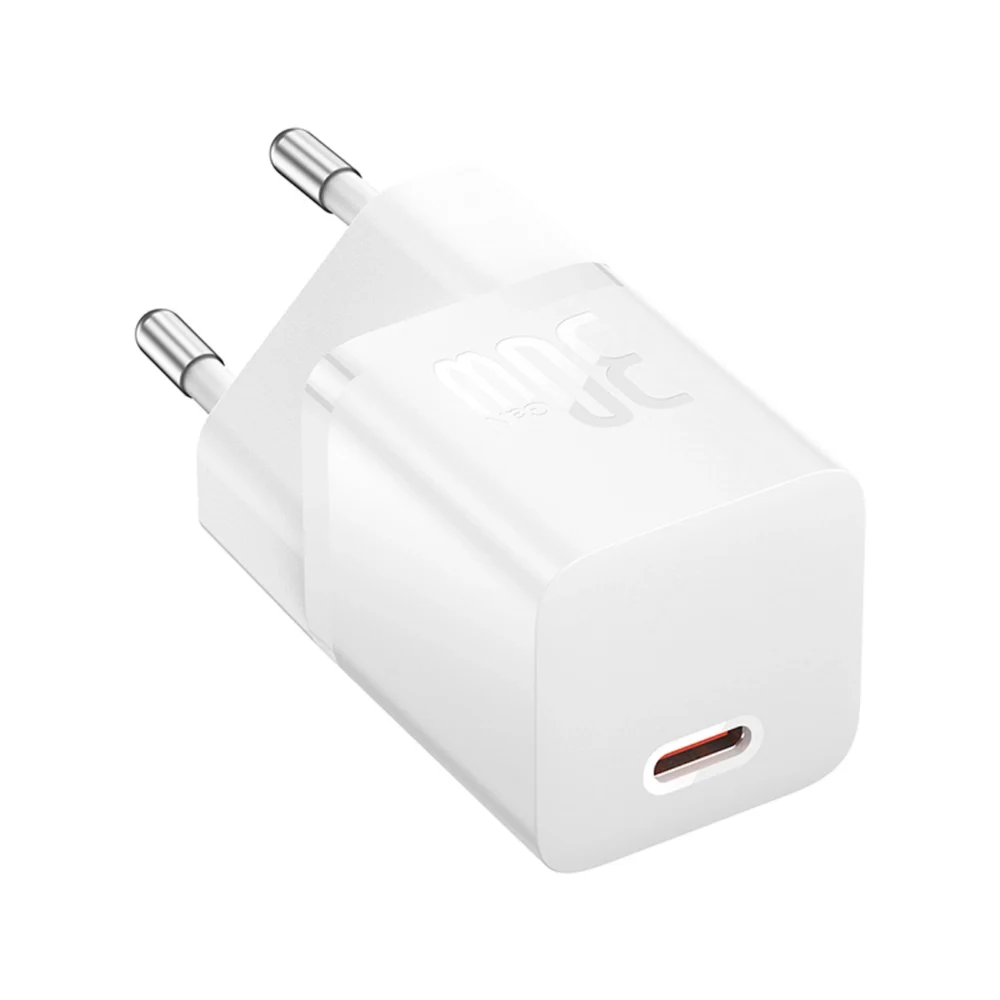 Baseus GaN5 30W USB-C Mini Wall Charger - Whiteeng