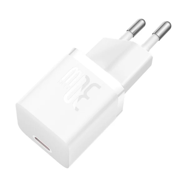 Baseus GaN5 30W USB-C Mini Wall Charger - Whiteeng