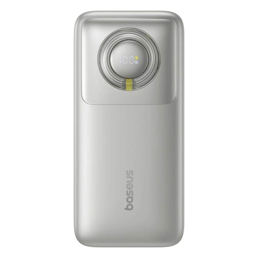Baseus Free2Pull 20000mAh 65W Power Bank with Retractable USB-C Cable - Grayeng