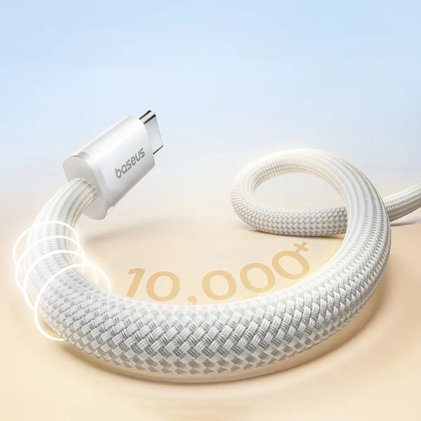 Baseus Dynamic 4 Pro 100W USB-C - USB-C Magnetic Cable 1m - Whiteeng