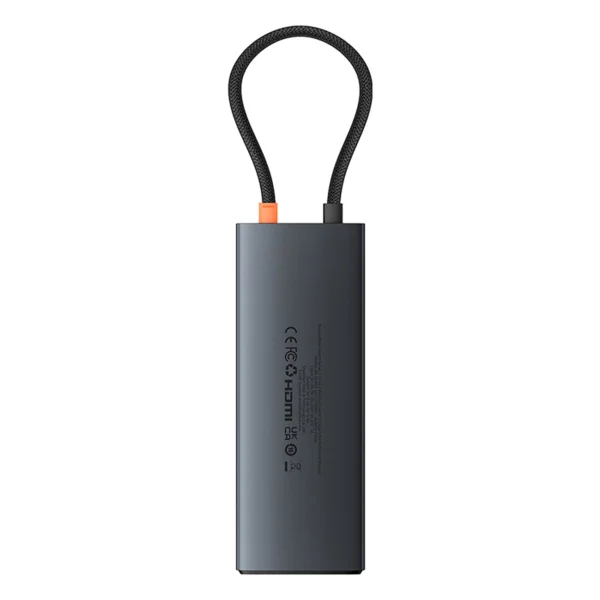 Baseus Metal Gleam II 10in1 HDMI USB-A USB-C RJ45 SD/TF Hub - Grayeng
