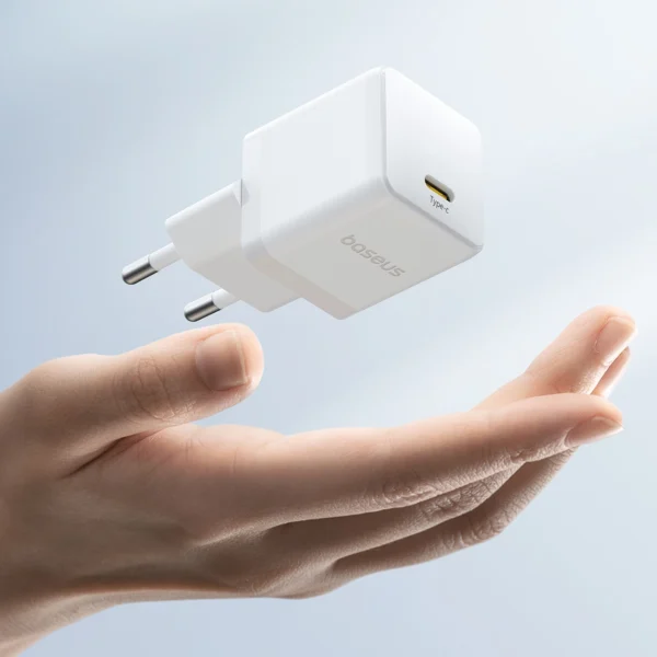 Baseus Palm 20W USB-C Wall Charger - Whiteeng