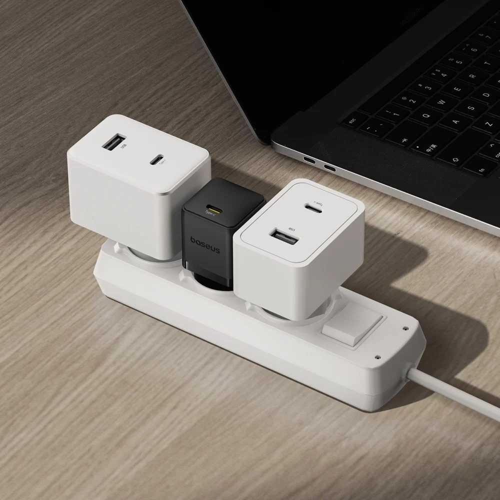 Baseus Palm 30W USB-C Wall Charger - Whiteeng