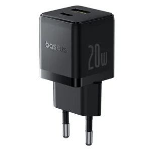 Baseus Palm 20W USB-C USB-A Wall Charger - Blackeng