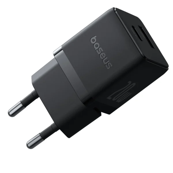 Baseus Palm 20W USB-C USB-A Wall Charger - Blackeng