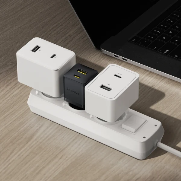 Baseus Palm 20W USB-C USB-A Wall Charger - Blackeng