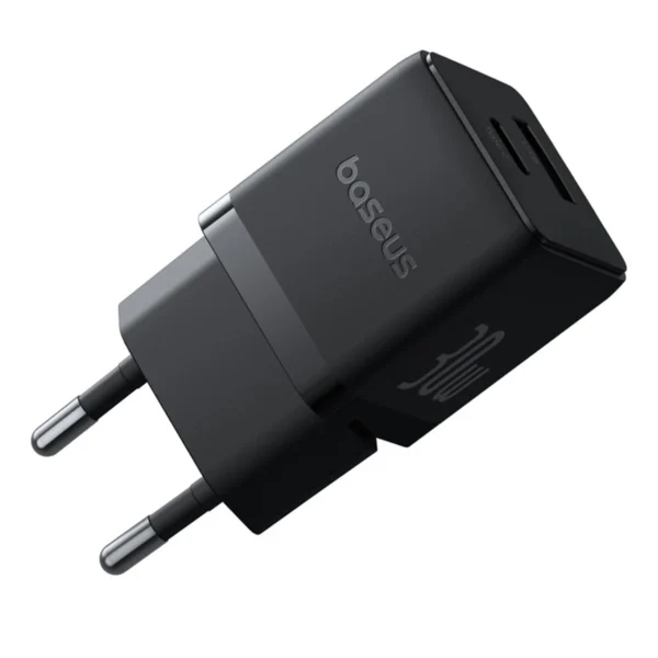 Baseus Palm 30W USB-C USB-A Wall Charger - Blackeng