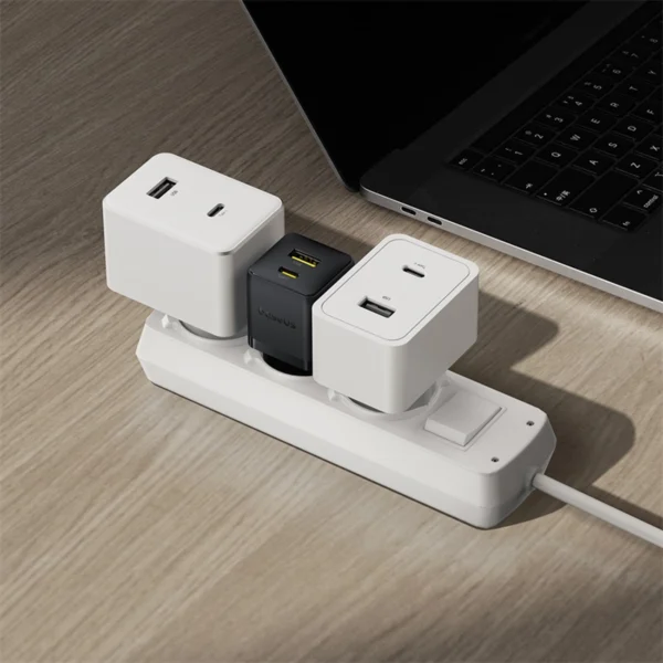 Baseus Palm 30W USB-C USB-A Wall Charger - Blackeng