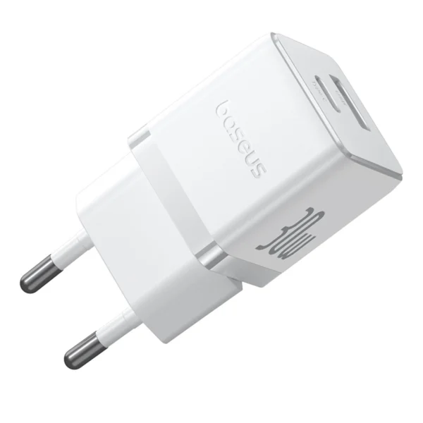 Baseus Palm 30W USB-C USB-A Wall Charger - Whiteeng