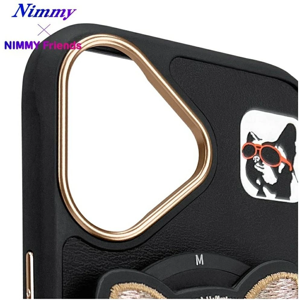 Nimmy Glasses Cool nag MagSafe case for iPhone 16 - blackeng