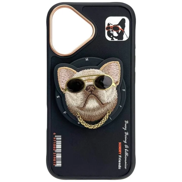Nimmy Glasses Cool nag MagSafe case for iPhone 16 - blackeng