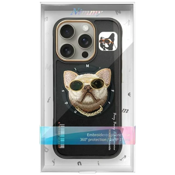 Nimmy Glasses Cool nag MagSafe case for iPhone 16 Pro Max - blackeng