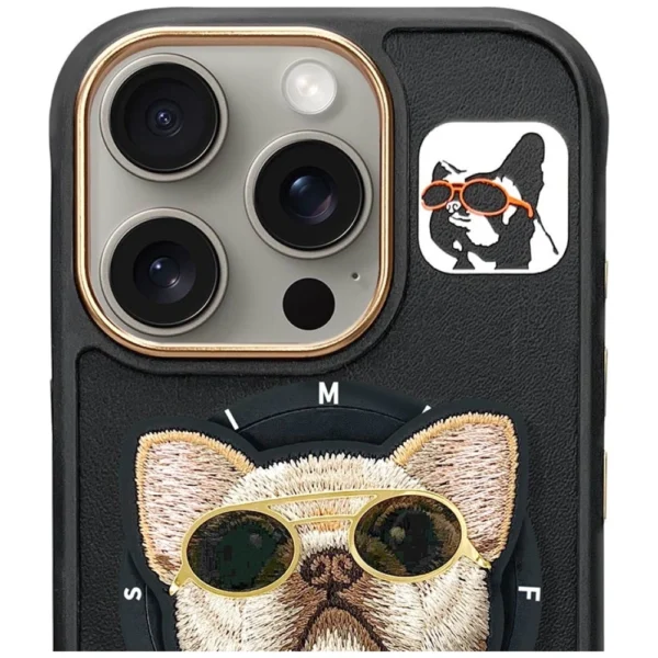 Nimmy Glasses Cool nag MagSafe case for iPhone 16 Pro Max - blackeng